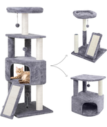 45In Cat Tree Tower with Big Condo for Kitten, Cat Tower with Scratching... - $1,011.86 MXN