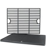 Cast Iron Grill Cooking Grate And Griddle 17&quot; For Nexgrill 4/5 Burner Un... - £55.98 GBP