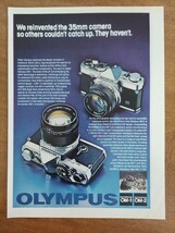 OM1 And OM2 35mm Cameras Sophisticated Style Olympus 1979 Vintage Print Ad - $8.90
