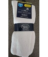 Three (3) Pair ~ WHITE ~ Diabetic ~ Wicks Moisture ~ Mens&#39; Size 10-13 Cr... - $445.10 MXN