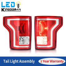 Pair Halogen Tail Light For 2015-2017 Ford F-150 Clear Lens LH&amp;RH Brake Lamps - £70.52 GBP