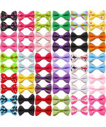 60PCS (30 Paris) Cute Puppy Dog Small Bowknot Hair Bows with Metal Clips... - €8,70 EUR