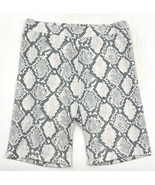 American Eagle Biker Shorts Size S Gray Snake Animal Print Stretch Womens - $376.33 MXN