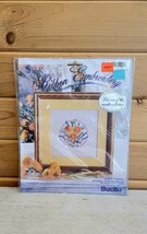 Vintage Silk Embroidery Pattern Flowers of the Month March Bucilla NEW 1994 - €17,81 EUR