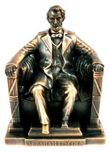 Abraham Lincoln Memorial Die Cast Metal Collectible Pencil Sharpener - £6.25 GBP