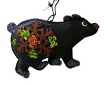 Midwest-CBK  Black Felt Craft Bear Christmas Ornament Plush - $7.80