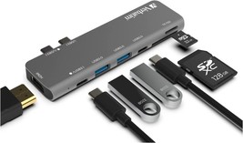 Verbatim 7-in-2 USB C Hub Adapter with 4K HDMI, USB 3.0, SD Card Readers - £18.68 GBP