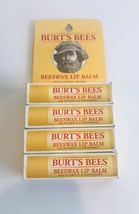 4 Pack - Burt&#39;s Bees Vitamin E &amp; Peppermint Moisturizing Lip Balm .15 oz each - £9.97 GBP