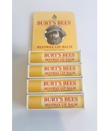 4 Pack - Burt&#39;s Bees Vitamin E &amp; Peppermint Moisturizing Lip Balm .15 oz... - £9.97 GBP