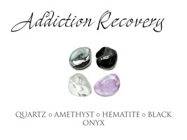 Addiction Recovery Crystals ~ Make Withdrawal Easier, Combat Cravings, B... - £11.85 GBP