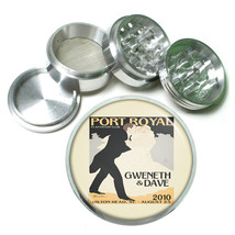 Vintage Poster D213 Aluminum Herb Grinder 2.5&quot; 63mm 4 Piece Port Royal Gweneth - £13.41 GBP