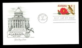 Vintage Postal History FDC 1969 150th Anniversary ALABAMA Statehood Hunt... - $8.41