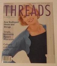 Threads Magazine October/November 1999 Sew Scalloped Hems and Shrugs - £6.07 GBP