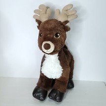 Build A Bear Large Reindeer Xmas Brown 20&quot; Stuffed Animal Plush - $24.74