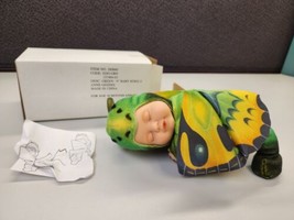 Anne Geddes Baby Butterflies Doll 2001 9&quot; Green New - £15.29 GBP