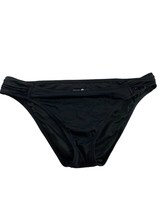 Shade &amp; Shore Womens Bikini Bottom Size XL Solid Black Swimsuit - $9.89