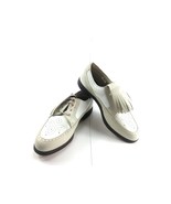 FOOTJOY Golf Shoes Women 8.5M Europa Collection White Beige Leather Kilt... - $67.67 CAD