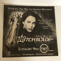 Witchblade Tv Guide Print Ad TNT Yancy Butler TPA14 - £4.66 GBP