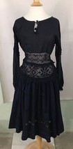 Anthropologie Peasant Lace Midi Dress by Place Nationale $598 Sz M - NWT  - £111.90 GBP