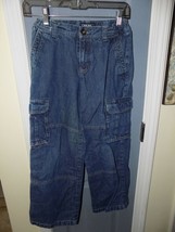 Cherokee Carpenter Jeans W/Adjustable Waist Size 12 Boys EUC - £14.35 GBP