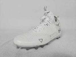 Under Armour Spotlight MC 2.0 Football Cleats Size 12 Men&#39;s White 302508... - $54.99