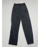 CORDUROY PANTS - VINTAGE - BLACK - Woman&#39;s Size 6 - Pants - $16.94