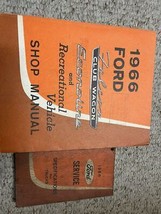 1966 Ford Falcon Club Wagon Econoline Negozio Service Riparazione Manuale Set - £61.11 GBP