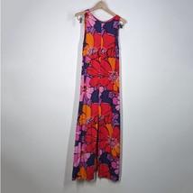 Mister Zimi Santorini Sleeveless Floral Print Maxi Dress Size 8 AU Preowned - £70.25 GBP