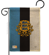 Estonia Burlap - Impressions Decorative Garden Flag G158171-DB - £18.41 GBP
