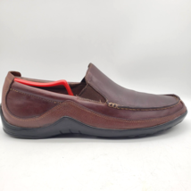 COLE HAAN Slip Ons Mens 11.5 Driving Shoes Loafers Comfort Brown Leather - $29.65