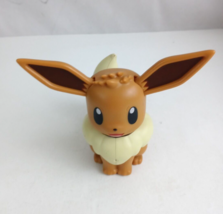 Wicked Cool Toys Pokemon My Partner Eevee Interactive Talking Moving 4.5&quot; Works - £12.35 GBP