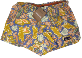 Patagonia Kids Baggies Short 4in Unlined Flourish blue Pockets Size Larg... - €28,65 EUR