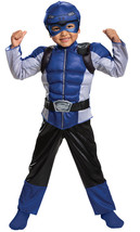 Disguise Blue Ranger Beast Morpher Toddler Boys&#39; Muscle Costume - £81.55 GBP