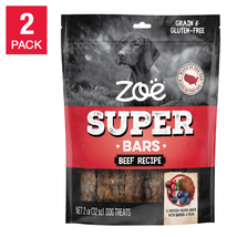 Zoe Super Bars Beef Recipe 2/2lb Bags - $55.99