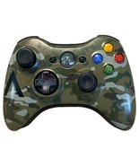Genuine XBOX 360 X360 Wireless Controller Camouflage Camo Green 03880053... - $40.43 CAD