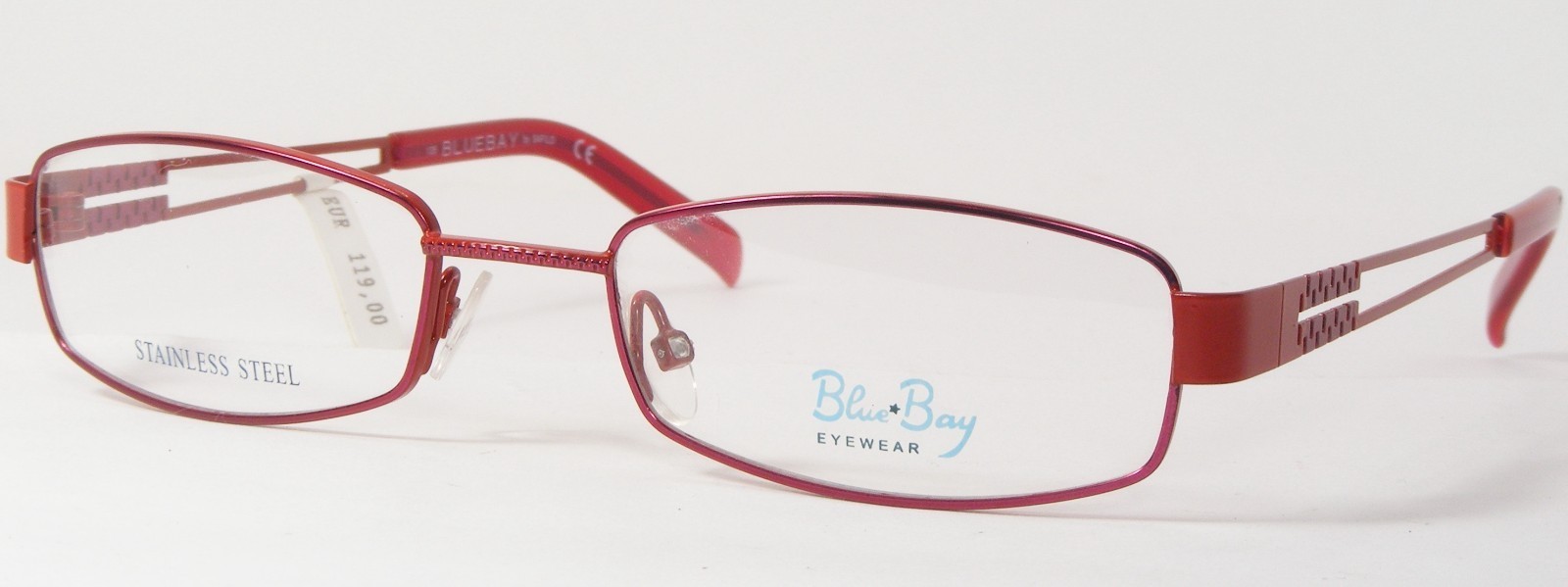 BlueBay Par Safilo B&amp;B 752 Kda Magenta/Rouge Unique Lunettes 51-18-135mm - $86.13