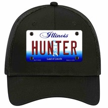 Hunter Illinois Novelty Black Mesh License Plate Hat - £22.79 GBP