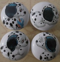 Cabinet Knobs Dalmation Pups @CUTE@ Dog (4) - £17.66 GBP