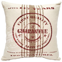 Quality Guarantee Red Print Throw Pillow, with Polyfill Insert - $69.95