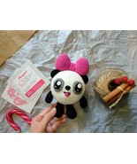 Panda cotton toy for newborn First eco baby toy Toddler small stuffed pl... - $45.00