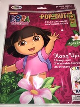 Lot Of 13Nickelodeon Dora The Explorer Pop Coloring Boards Stickers Bag New 13x - £17.09 GBP
