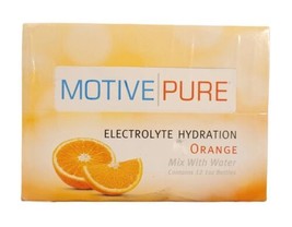 Motive Pure Electrolyte Hydration Orange 1 oz Mini 1 Fl Oz Pack of 12 BB 10/23 - £18.68 GBP