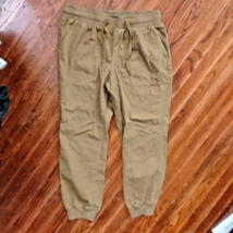 Style &amp; Co Jogger Pants Brown Women Pockets Pull On Drawstring Size Medium - $26.74