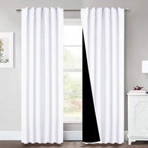 Nicetown Full Shading Curtains, 52&quot; W X 95&quot; L, Super Heavy-Duty, Pack Of 2). - £45.03 GBP