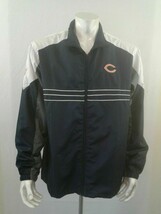 Chicago Bears Blue NFL Reebok Men&#39;s Windbreaker Jacket XL SI Sports Illu... - $6.34