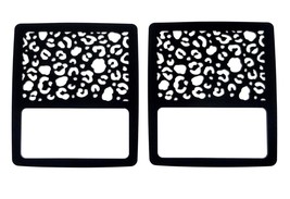 Leopard print tail light covers / fits 2018-22 Jeep Wrangler JL - £18.56 GBP