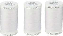Sew-All, All PurposeThread 547 Yards-Black GUTERMANN Thread 3 pack (White) - $34.03
