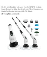 7 Heads Electric Spin Scrubber Cordless Bathtub Power Scrubber Cleaning ... - $53.80 CAD