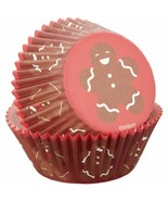 Gingerbread Boy 75 Ct Baking Cups Cupcake Liners Wilton - £3.06 GBP
