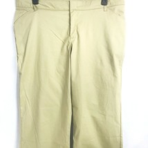 New Dickies Relaxed Pants Plus Size 18R Straight Leg Khaki Womens 40X32 Career - $8.52